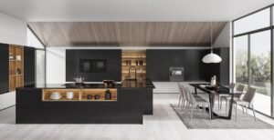 modern matte black kitchen cabinets obk22 dark 2 1 1170x600
