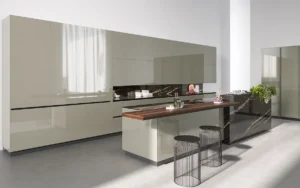 high gloss metallic champagne kitchen cabinets obk23 l09 2